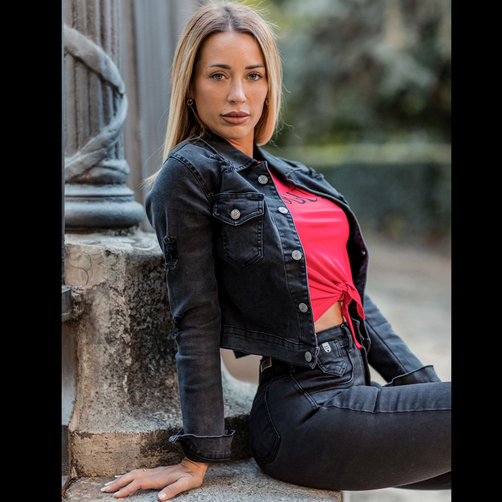 Chaqueta Dark Desgastada